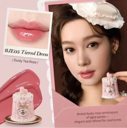 Flowerknows All In One Mackup Set Gift Box Flower Knows Glitter Eye Shadow Palette Blusher Long Lasting Gloss Lipstick With Bag