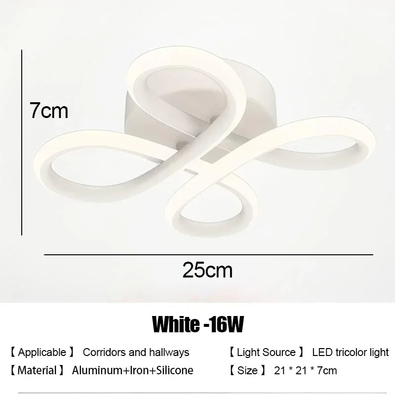 LED Strip Aisle Ceiling Lights Modern Minimalist Living Room Lamps For Balcony Entrance Home Decor Fixtures various styles