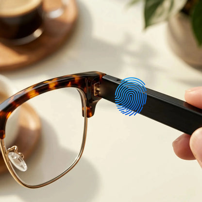 Smart Glasses Ultra-Light Playback Open-Ear Speakers Sunglasses Polarized Lens Smartglasses Bluetooth Glasses for Sports Travel