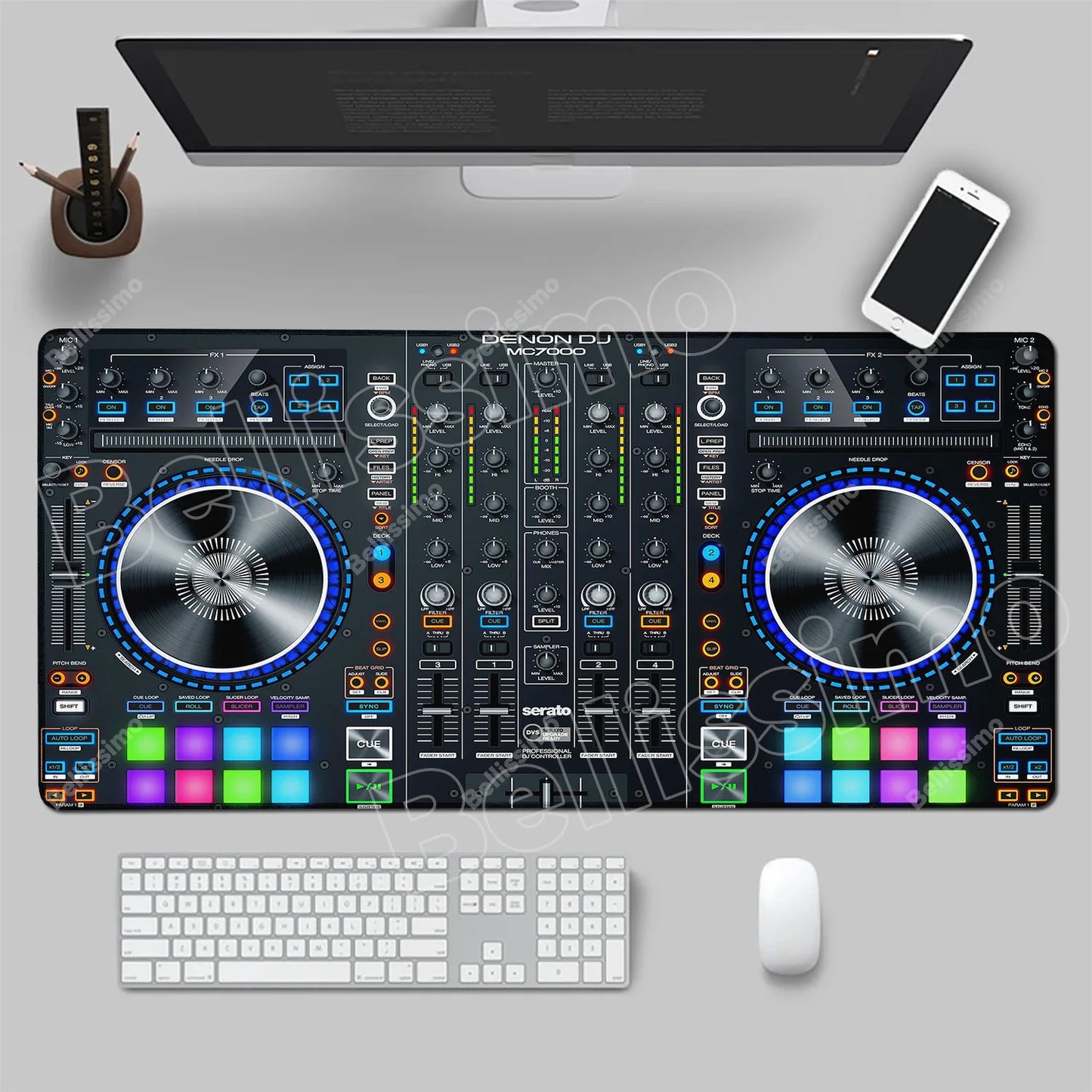 Mouse Pad Music Radio Dj Panel Gamer printon demand Custom Computer MousePad Natural Rubber Office Soft PC Accessory Desktop Pad