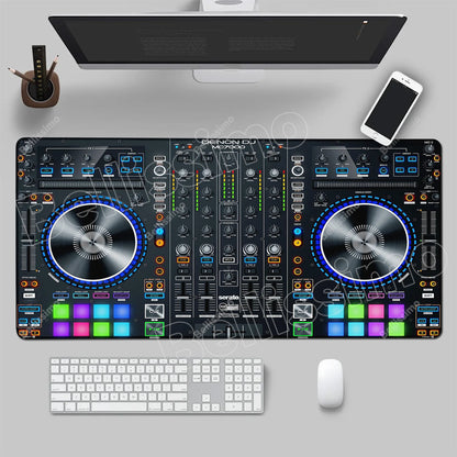 Mouse Pad Music Radio Dj Panel Gamer printon demand Custom Computer MousePad Natural Rubber Office Soft PC Accessory Desktop Pad