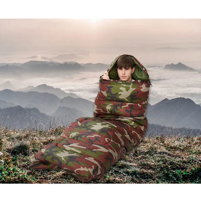 Sleeping Bag Outdoor Camping Camping Travel Four Seasons Universal Double Splicing Outdoor Sleeping Bag