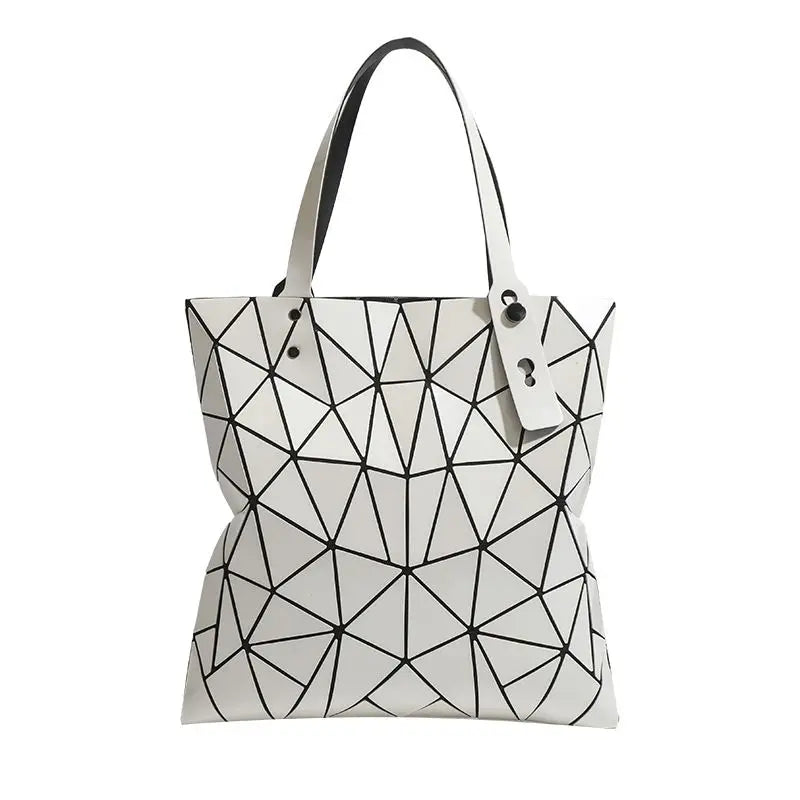 Luminous Bag Reflective Geometric Bags for Women 2024 Quilted Shoulder Bags Totes Female Handbags Bolsa Feminina Sac À Main