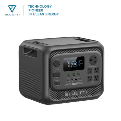 BLUETTI Elite 300 2400W 3014Wh Portable Power Station 4800W Power Lifting 10ms UPS LiFePO4 Solar Generator App Remote Control Heavy Duty Whole House Backup Power Supply for Home Blackout Household Large Appliances Refrigerato