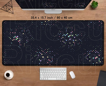 Minimalism Computer HD Mouse Mat Large Desktop Decoration Non-slip Carpet XXL Gamer Anime Office Mausepad Star Table Pad Durable