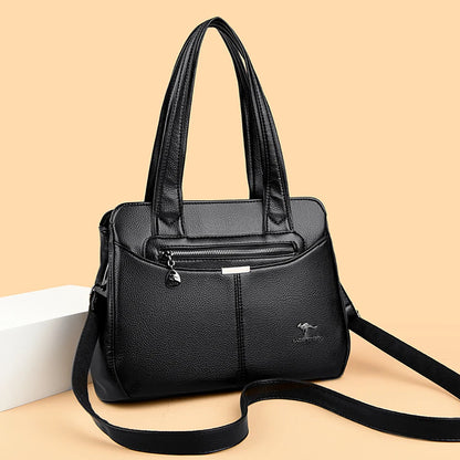 High Quality Ladies Soft Leather Shoulder Bag Designer Luxury Handbags Tote Bags For Womens 2025 Female Crossbody Messenger Bags
