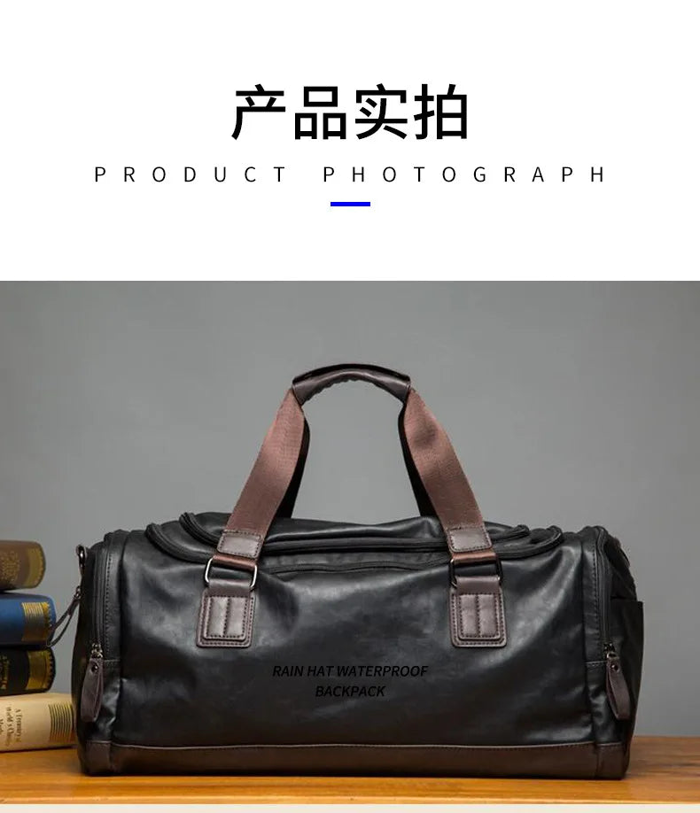 Tilorraine 2025 new men's travel bag, handbag, shoulder large capacity bag can hold shoes