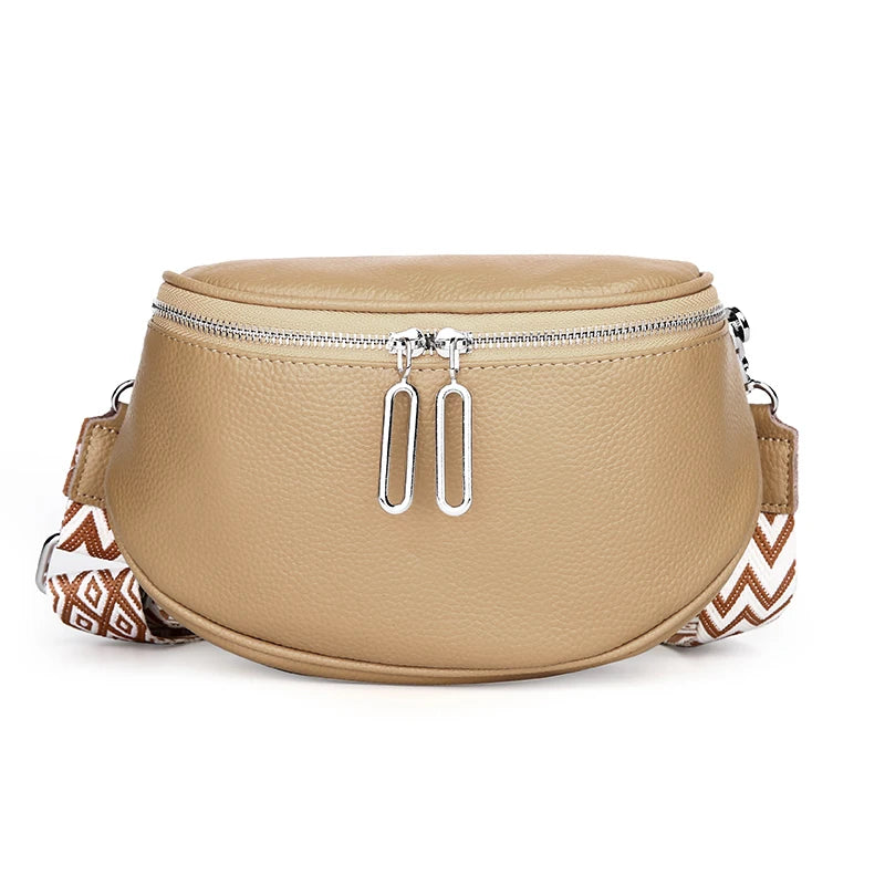 High Quality Cow Leather Women Shoulder Crossbody Bags 2023 Luxury Solid Genuine Leather Small Handbag Female Messenger Tote Sac
