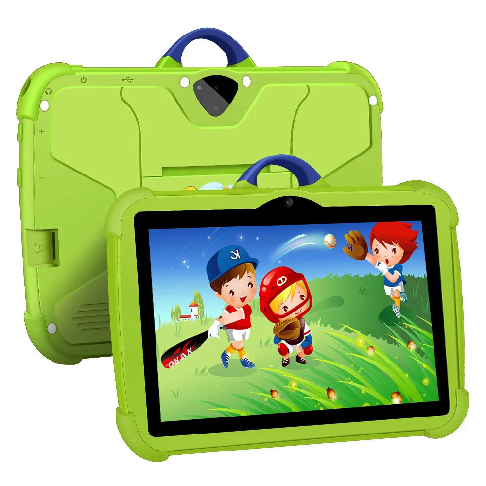 New 5G WIFI 7 Inch Android Kids Tablets Quad Core 4GB RAM 64GB ROM Dual BOW Cameras Cheap And Simple Children's Gifts Tablet PC