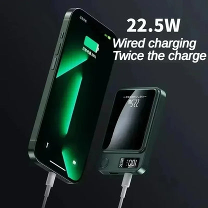 Lenovo PD22.5W Fast Charging Magnetic Wireless 500000mAh Large Capacity External Battery Power Bank For iPhone Samsung