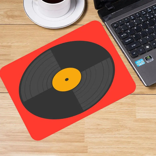 Vintage Retro Turntable Record Player mousepad large size keyboard accessories office desktop laptop bedroom learning table mat