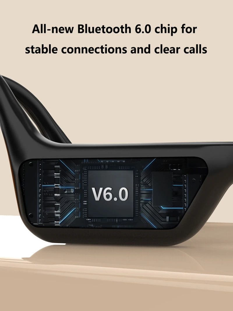 Lenovo Bone Conduction Bluetooth Noise Reduction Waterproof Earphones Open Type Ultra Long Endurance Card Insertion Run Swimming