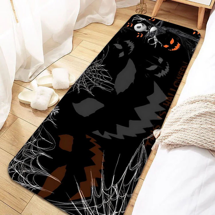 Jack Skellington Door Mat Entrance Non-slip Doormat Washable Kitchen Carpet Living Room Hallway Rugs Bathroom Bath Door Mats