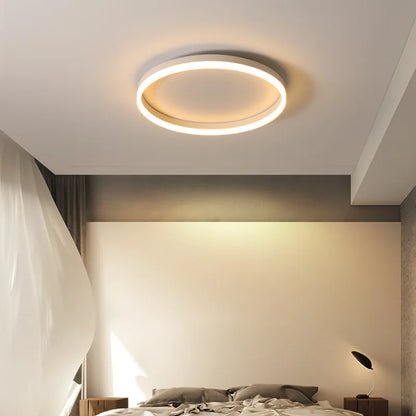 Modern Bedroom led Ceiling Lights Round Remote Control Dimmable led Living Room Ceiling Light White/Black Indoor Ceiling Lights