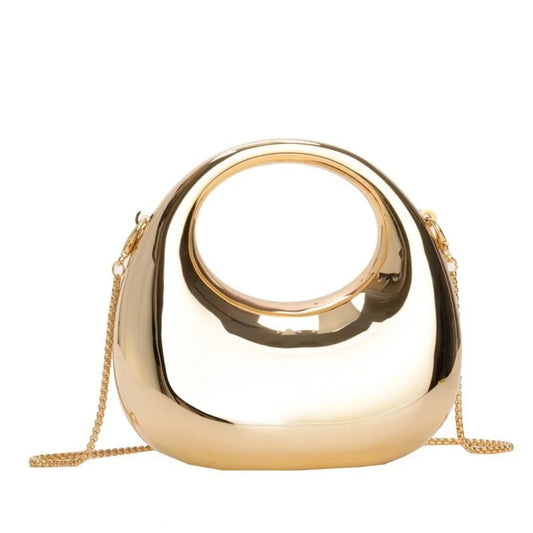 Fashion Acrylic Clutch Bags Elegant Small Handbags Portable Handle Wrist Bag for Women