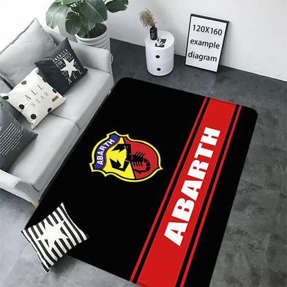 House Entrance Doormat Abarth Car Boot Hallway Carpet Living Room Rugs Foot Carpets Bathroom Rug Floor Mats Non-slip Home Decor