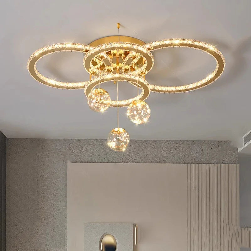 Modern Led Ceiling Lights Home Decor Pendant Light Lamps for Living Room Led Chandeliers Indoor Lighting Gold Hanging Light