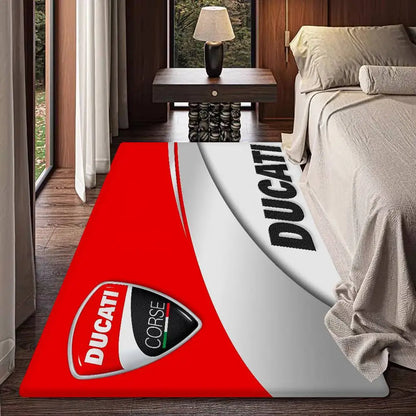 Motorcycle LOGO D-Ducati Floor Mat Rectangle Anti-slip Home Soft Badmat Front Door Indoor Outdoor Mat Hotel Decor Mat