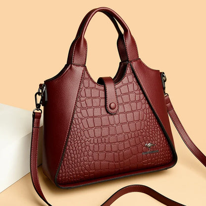 Luxury Designer Handbag Brand High Quality Soft Leather Bags 2024 Sac Crossbody Shoulder Bag For Womens Casual Tote Bag Bolsos