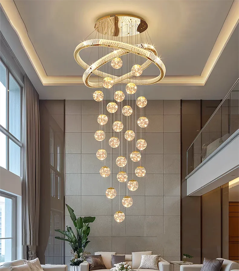Home decorationPendant lights, luxury crystal living room chandelier, bedroom Pendant lamp, ceiling light, indoor lighting