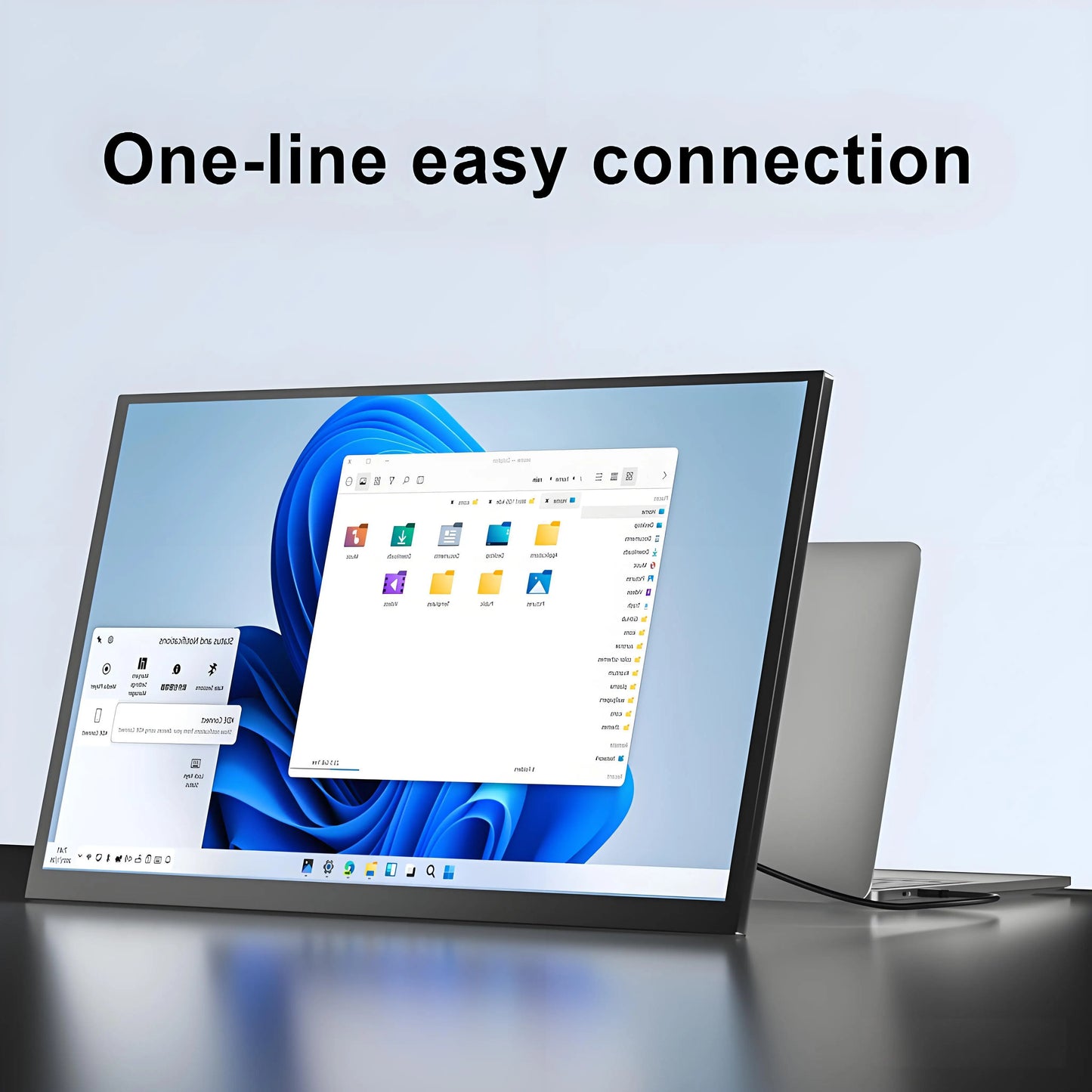 SIBOLAN 27 inch 165Hz Portable Monitor 2K 2560*1440P IPS Gaming Second Screen with USB C HDMI Port for PC Laptop PS5 Switch