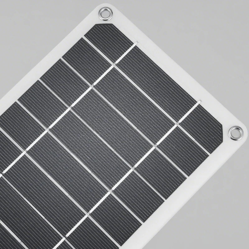 30W Portable Solar Panel USB Foldable Solar Charger Outdoor Battery Power Bank for Camping Hiking Travel Phone Charging 5V