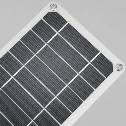 30W Portable Solar Panel USB Foldable Solar Charger Outdoor Battery Power Bank for Camping Hiking Travel Phone Charging 5V