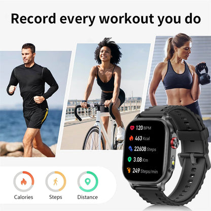 2026 New Bip 6 Smartwatch men Sports IP68 Waterproof Built-in 24H Heart Rate BT Call Ladies Fashion Smartwatch For Android IOS