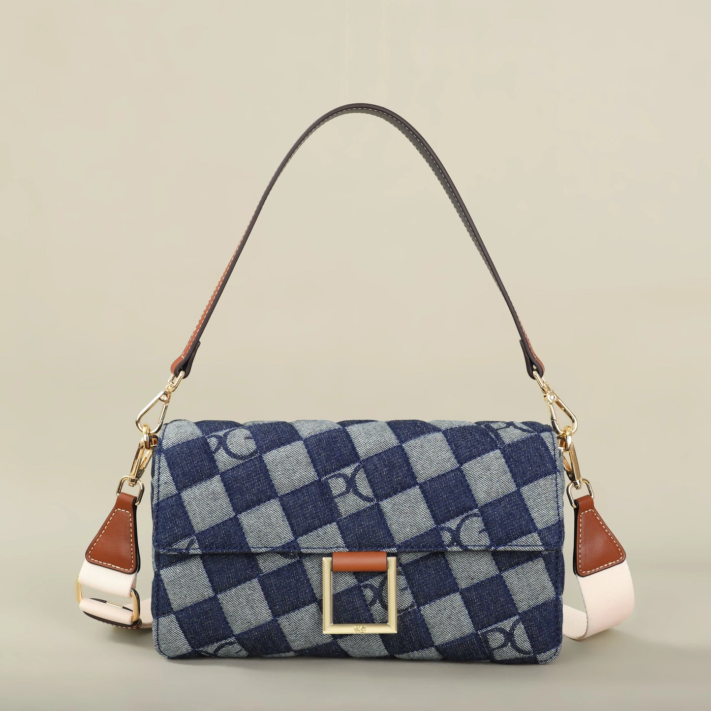 PATSY PG GARIS 2026 Women's Latin American Style Shoulder Bag New Cowboy Splicing Design All-season Suitable Crossbody Bag