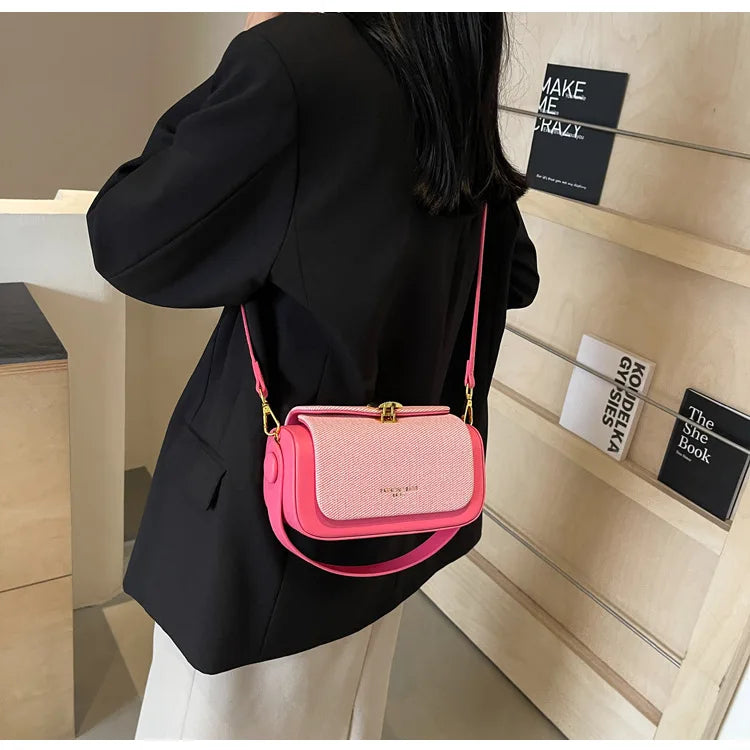 Simple Fashion Mini Square Women Crossbody Bags 2026 Luxury Designer Purses And Handbags Box Shape Pure Color Shoulder Satchels