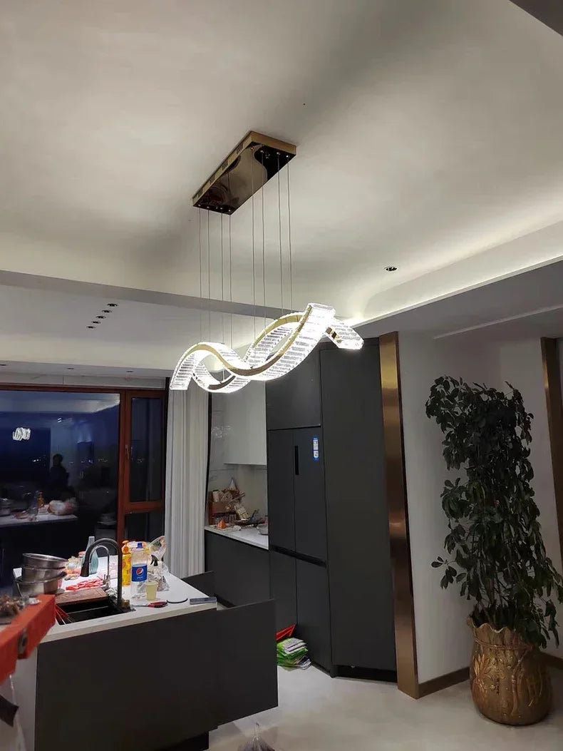 home decorationPendant lights, luxury crystal living room chandelier, dining room Pendant lamp, ceiling light, indoor lighting