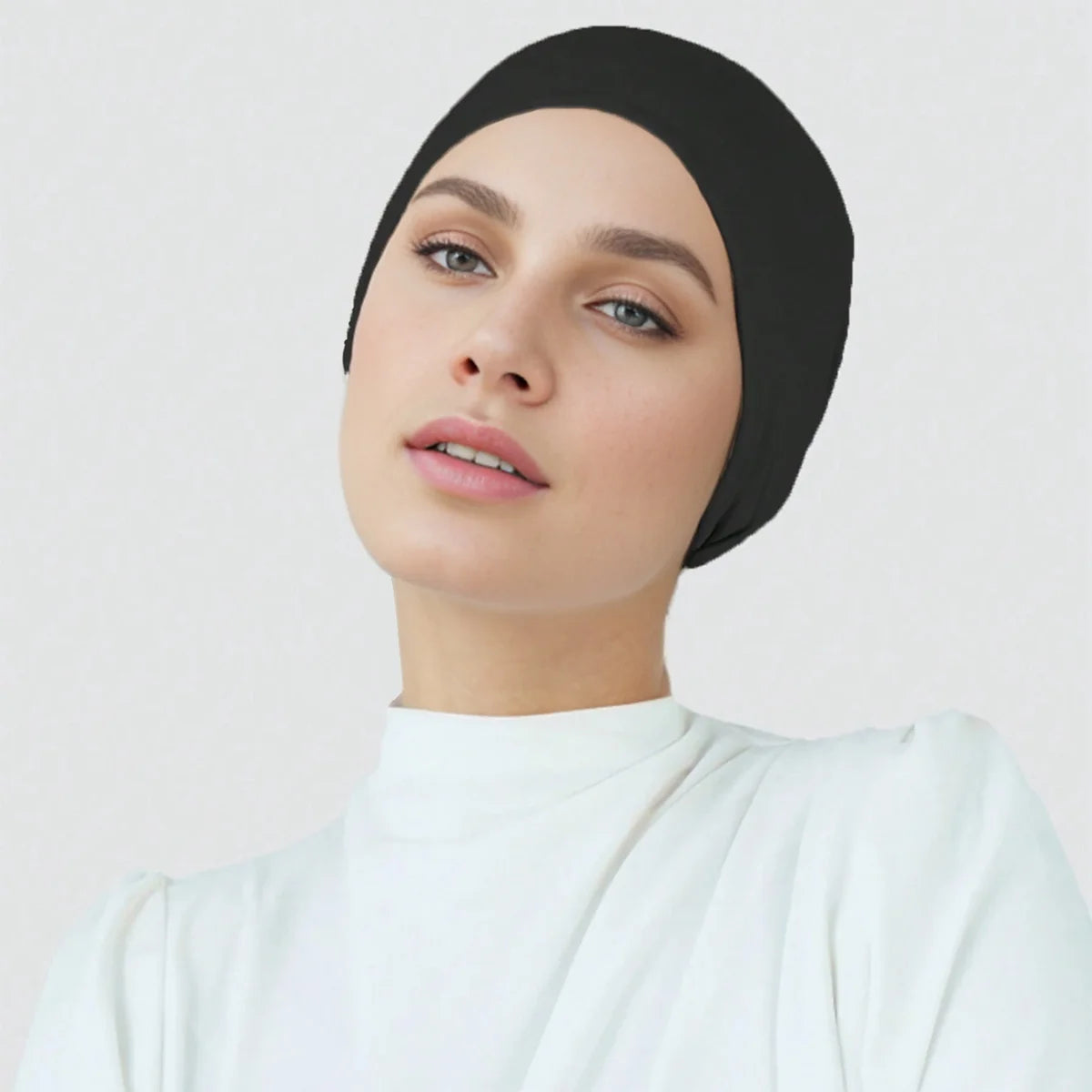 Premium Soft Muslim Hijab Underscarf Caps Cotton Stretch Turban Cap Islamic Underscarf Bonnet Headscarf Headband Islamic Turbans