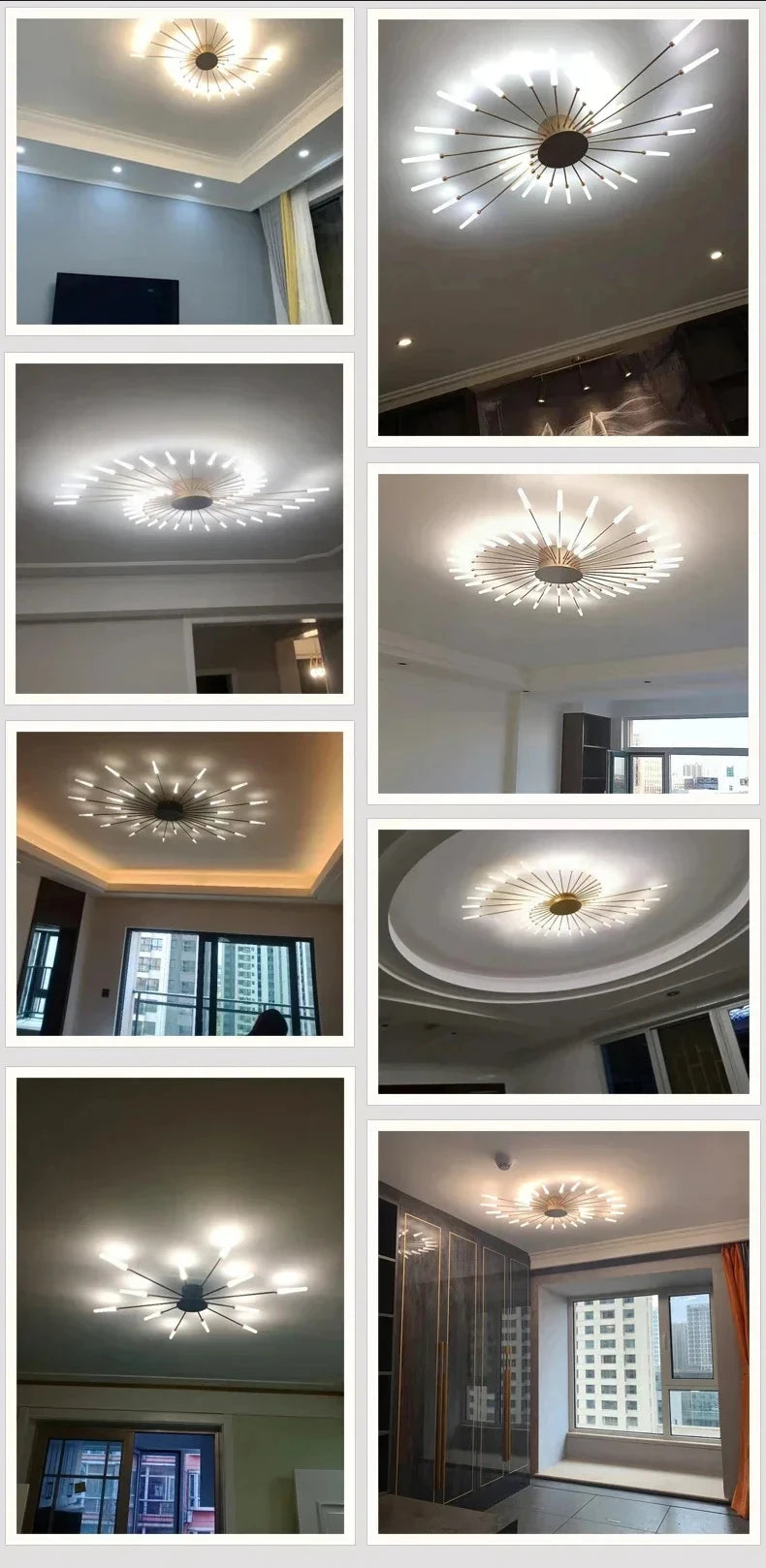 Modern LED Ceiling Lamp Living Room Dining Bedroom Ceiling Chandelier Lights Nordic Design Home Decor Indoor Lighting