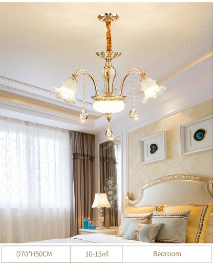 Nordic Modern Luxury Ceiling Chandelier Lighting 2025 Lustre Living Room Hotel Villa Lobby Crystal Hanging Lamp Luminaria Lights