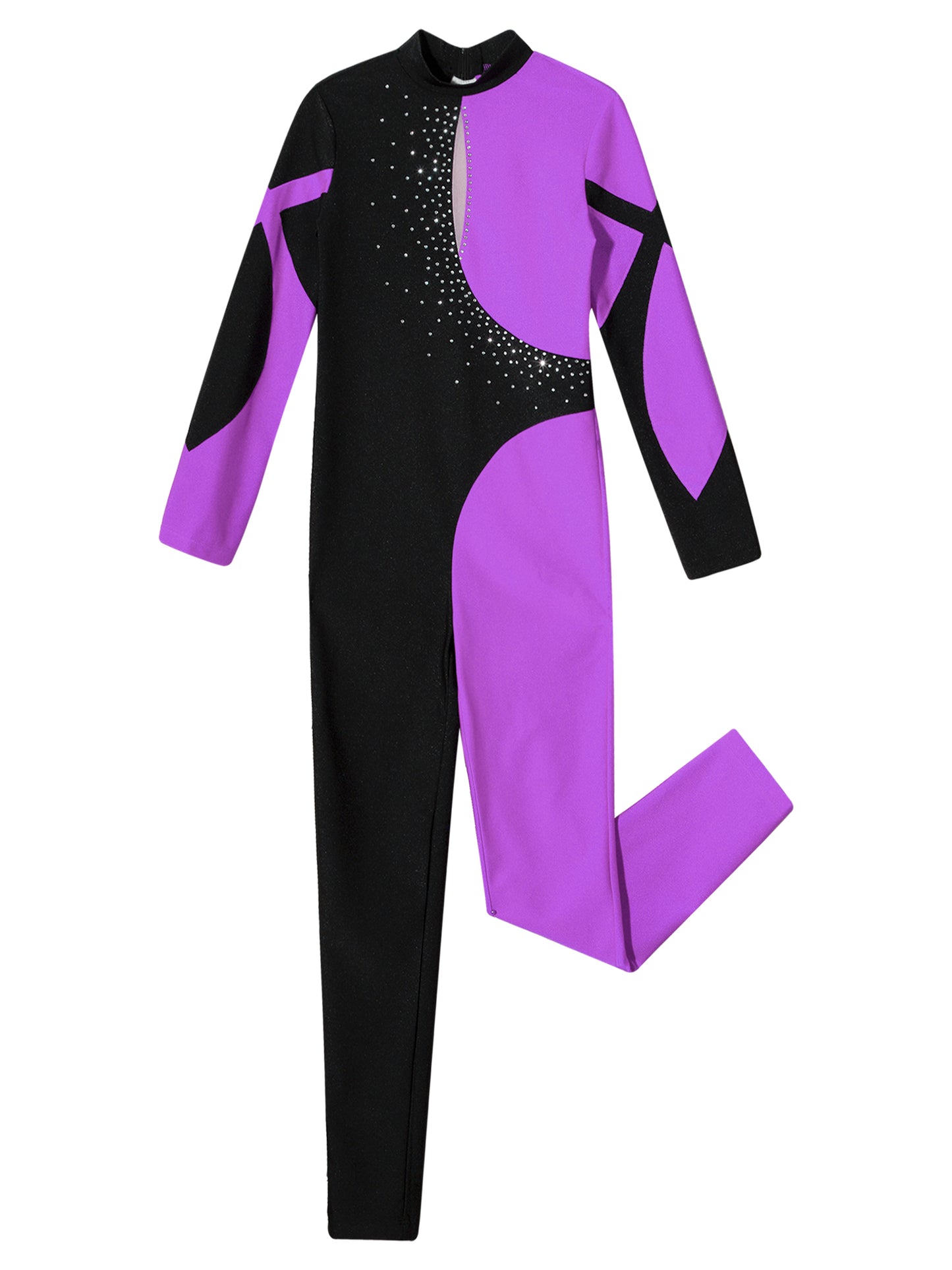 Kids Girls Long Sleeve Gymnastics Leotard Bodysuit Teens Gymnastics Jumpsuit for Girl Children Ballet Dance Costume Dancewear