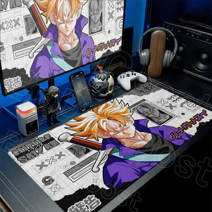 Anime Dragon Ball Non-slip Mousepad Office Laptop Game Keyboard Accessories Goku 90x40cm Computer Deskmat Gaming Carpet Boy Gift