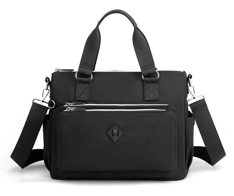 High-grade fabrics,Women's Shoulder bag Female Top-Handle bag Handbag Waterproof Nylon CrossBody Bag Ladies Messenger Bag