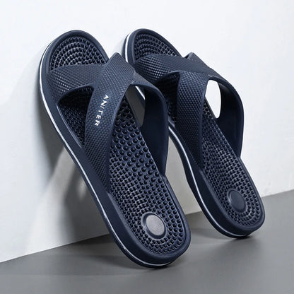 Men's Shoes Straps Comfy Open Toe Breathable Slippers Light Non Slip Durable Soft Sole Slides for Men Outdoor Activities Sandals