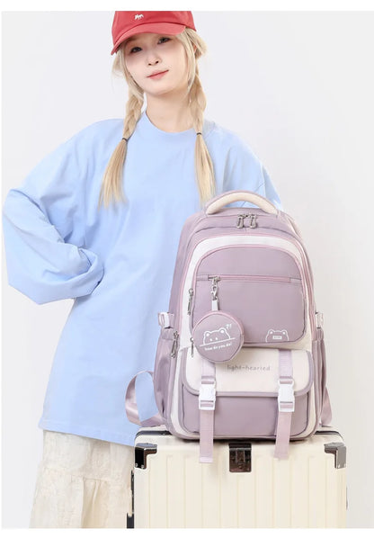 Waterproof light Weight Girls Backpacks School Bags for women Fashion travel bag printing child School Backpack mochila infantil