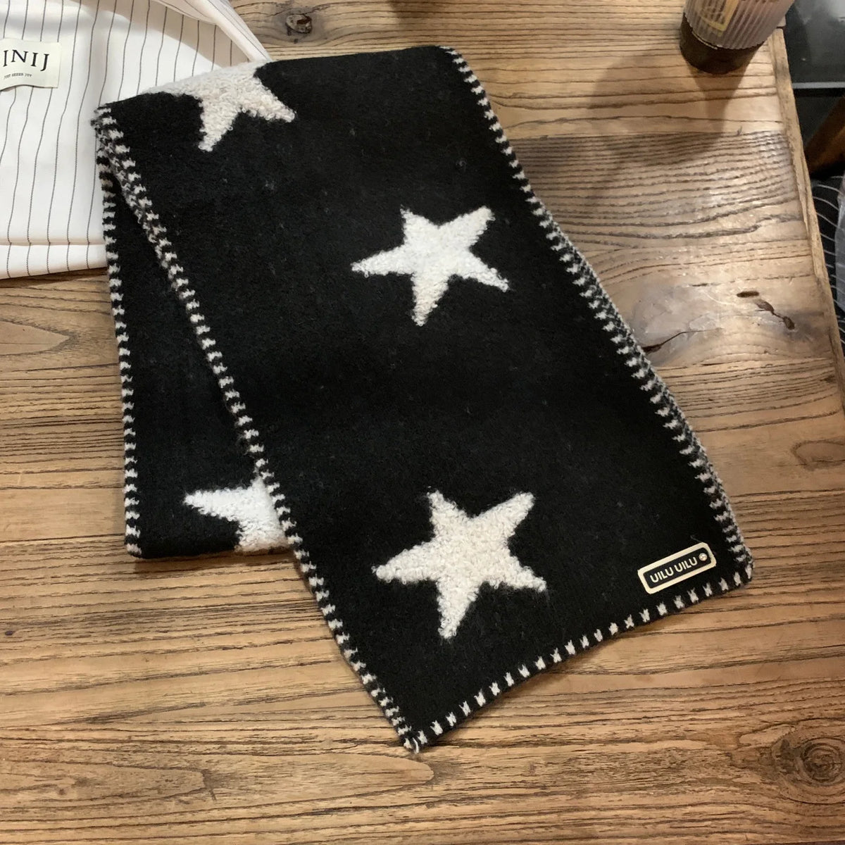 Women's Scarves Korean Star Sweet Kawaii Thickened Warm High Quality Shawl For Girl Versatile Cute Preppy Style Scarf Winter