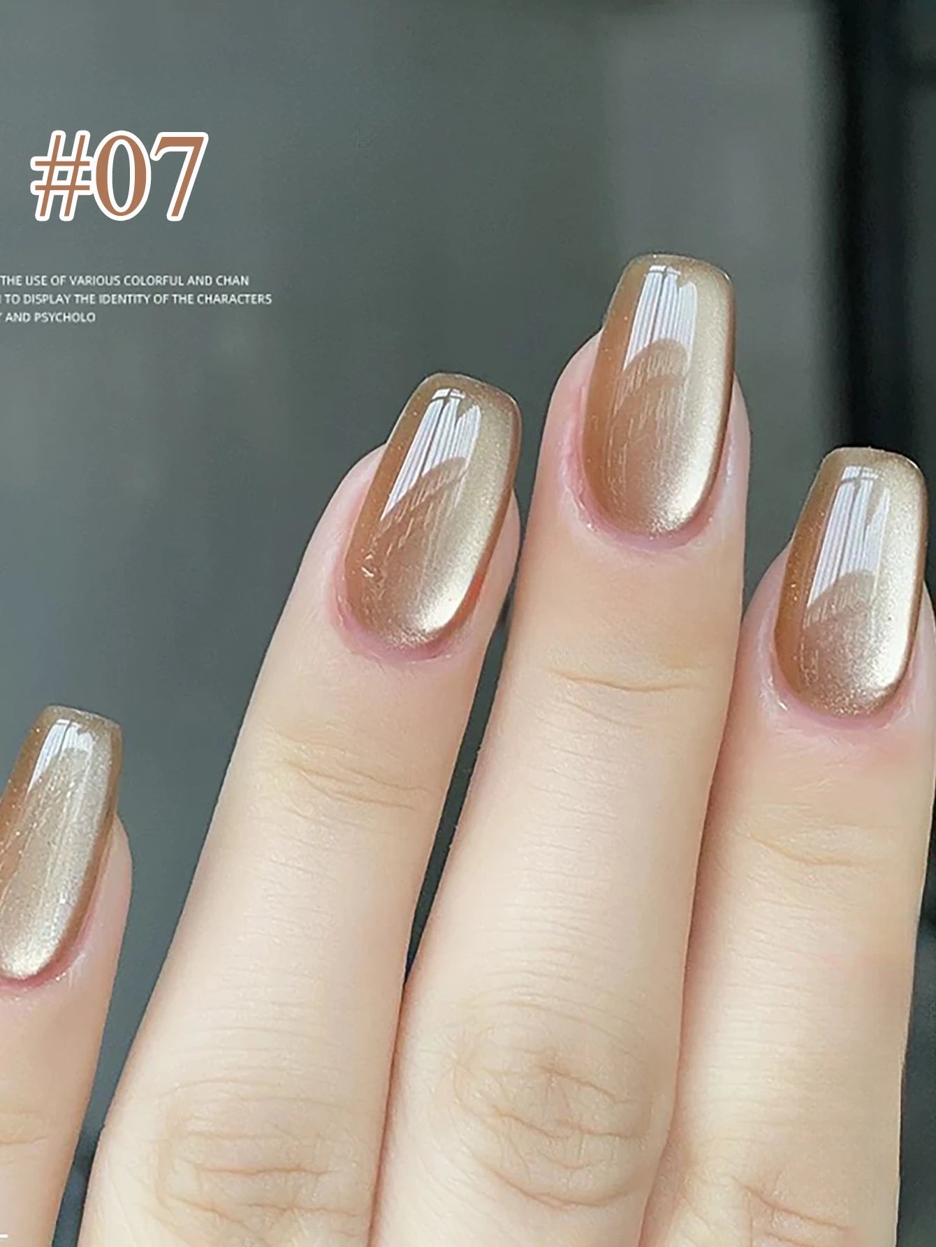 1-24pcs WS Romantic Purple Cat Eye Gel Nail Polish New Style Super Flash Versatile Whitening Purple Glass Bead Cat Nail Salon