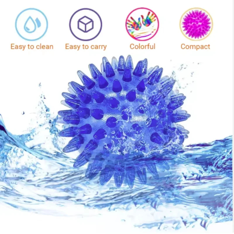 Pet Tooth Cleaning Sounding Chew Ball - Thornless Chewing Toy for Puppy Training Teeth Accessories for Cats And Dogs