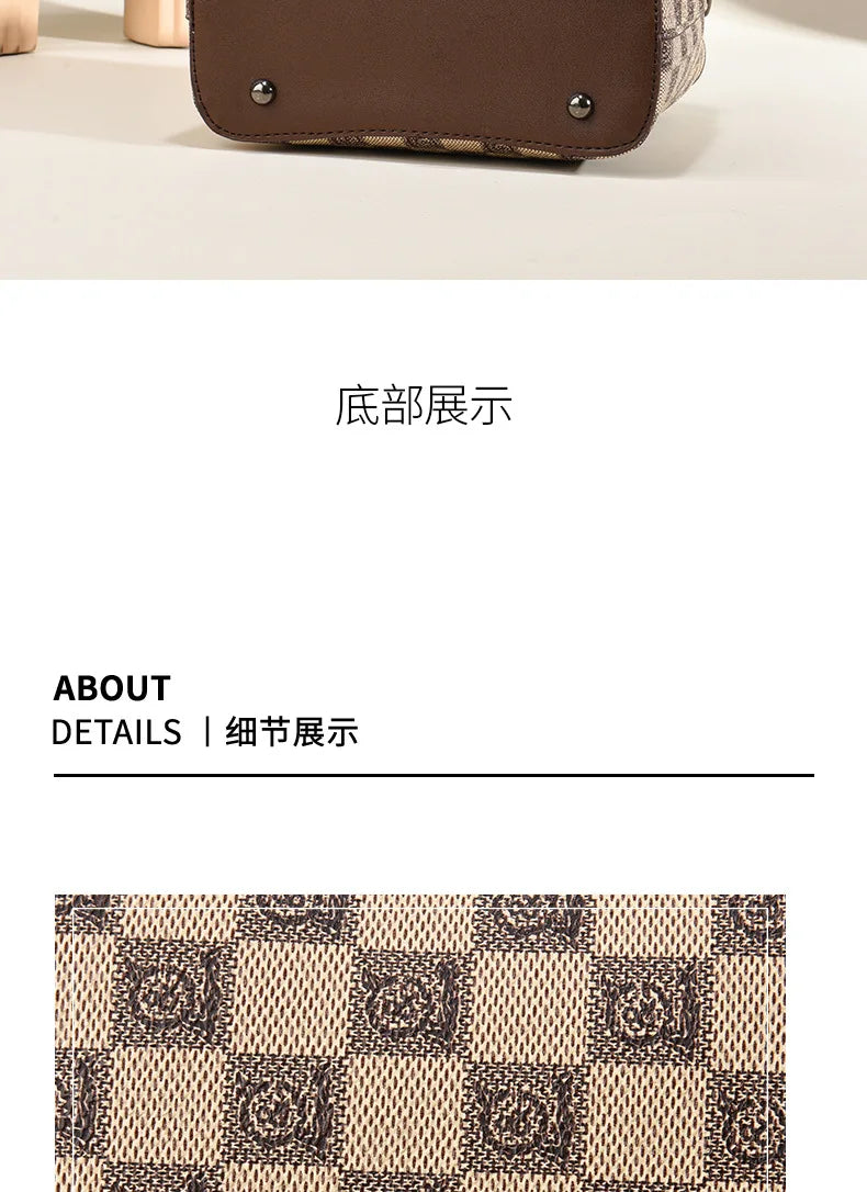 2026 New Fashion Women's Bag High Quality Versatile Retro Bucket Bag Designer Luxury Handbag Trend Ladies Shoulder Crossbody Bag
