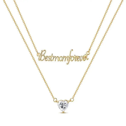 Luxury Necklace 925 Silver Original Sterling Zircon Dragonfly Butterfly Firefly Star Moon Chain Link For Women Wedding Jewelry