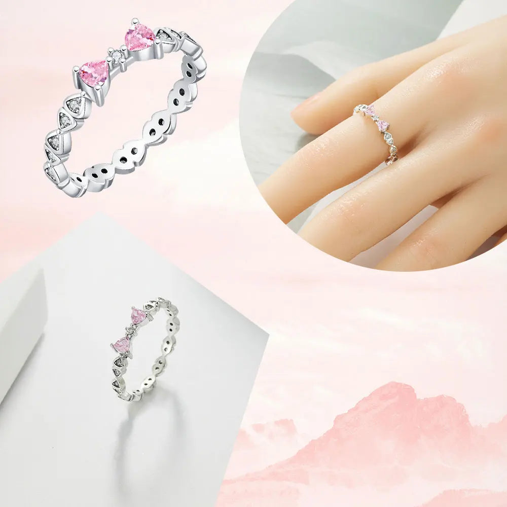 New Original Cartoon Animal Ring S925 Sterling Silver Rings Fashion Elegant Jewelry Romantic Gift For Woman Fine Butterfly Ring