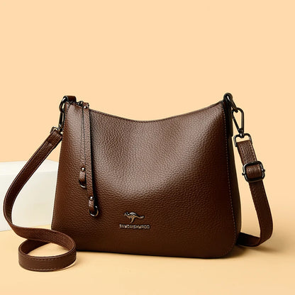 Luxury Leather Large Capacity Handbags Women Bags Designer Tote Bag Shoulder Crossbody Sac Ladies Shopping Messenger Bags