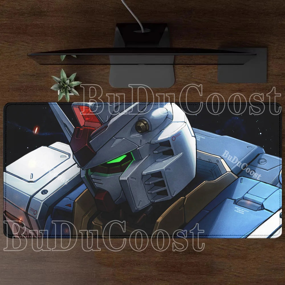 Mouse Pad Gundam RX-78-2 Anime Gaming XXL Non-slip Mousepad PC Computer Keyboard Office HD printing overlock esports Desk Mat