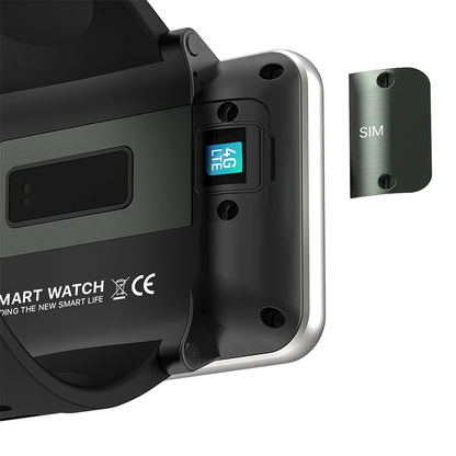 DM100 4G Smart Watch 2.86 Large Screen Android 7.1 Smartwatch 2700mAh Battery MTK6739 Quad Core 3GB/32GB 5.0MP Camera Wifi GPS