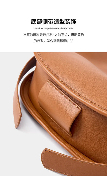 Women's Genuine Grade Cow Leather Bag Luxury Designer Ladies Shoulder Crossbody Purse Bag Female Cowhide Large Capacity Tote Bag