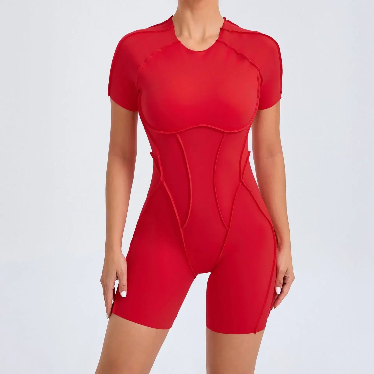 Yoga Sports Fitness Jumpsuits Sets Pants Women's Hip-lifting One-piece Open Back Long-sleeved Outdoors Workout Gym Yoga Bodysuit